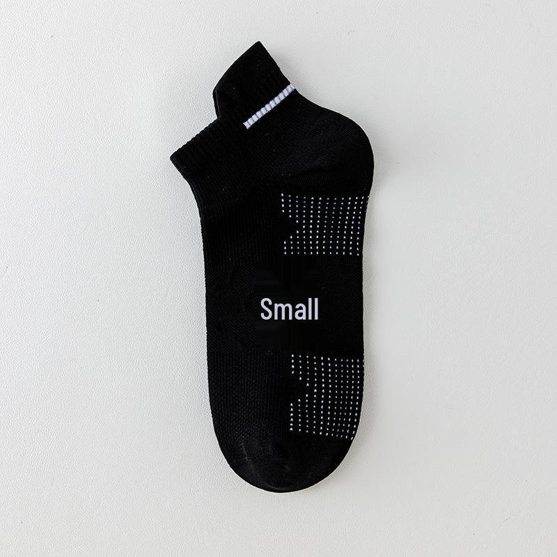 Men's Pure Cotton Odor-Resistant Summer Running Socks - Sweat-Absorbing, Mid-Calf, Lightweight Sports Socks