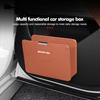 IYETK1 PU Leather Car Seat Side Door Storage Box Phone Pocket Pouch For Mercedes Benz AMG W204 W205 W203 W211 W201 W210 W108 W124 W126