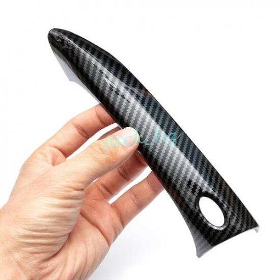 For Hyundai Tucson -2024 Carbon Fiber Exterior Door Handle Cover Trims