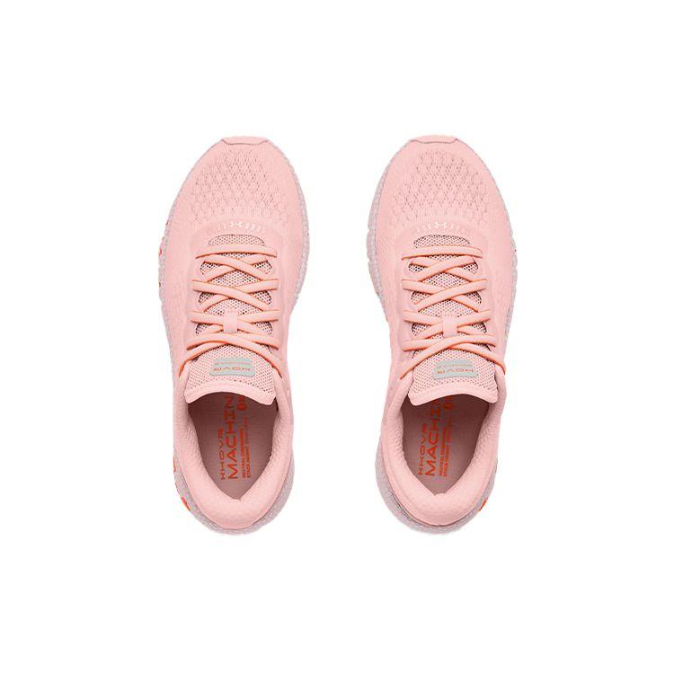 Under Armour HOVR Machina 2 Lace-Up Fabric Synthetic Leather Low-Top Running Shoes Women Running Shoes 3023555-600