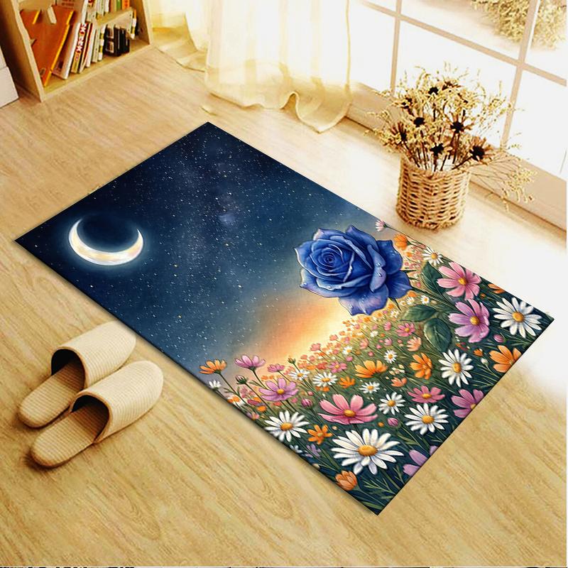2025 New Rose Carpet Rug for Living Room Bedroom Home Sofa Decoration,Kids Play Non-slip Floor Mat