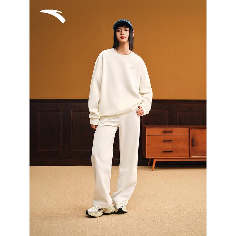 ANTA Unisex Fleece Lined Round Neck Sweatshirt