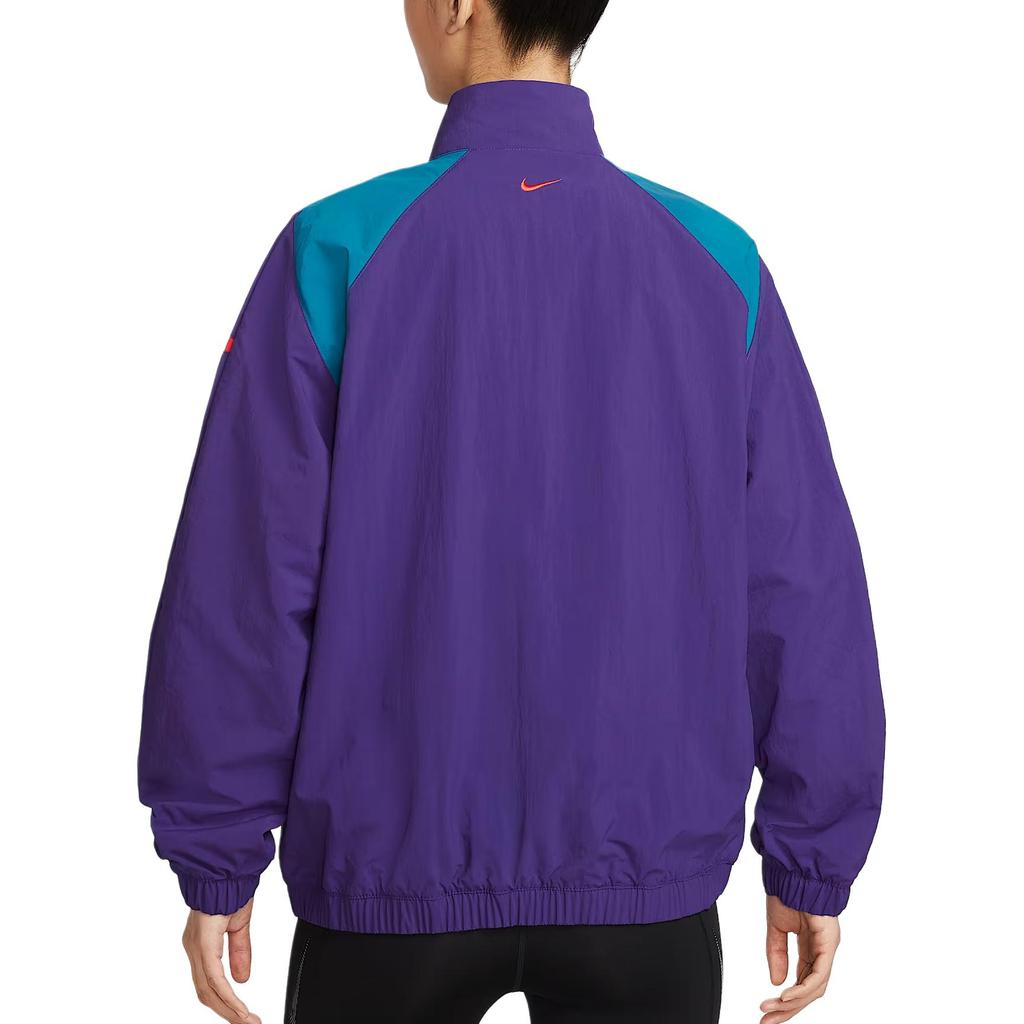 Nike Sportswear Jackets Women's Court Purple/Abyss Green/Passionate Red Stand Collar Moderate Other HV4108-547