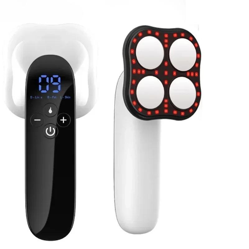 

RF EMS Электрический Удалитель Жира Массажер для Похудения Тела Машина для Сжигания Жира Гальваническая Инфракрасная Ультразвуковая Машина для Похудения Уход Подарок белый