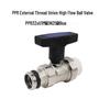 Dual-Use All Copper High Flow Ball Valve for AC and Floor Heating