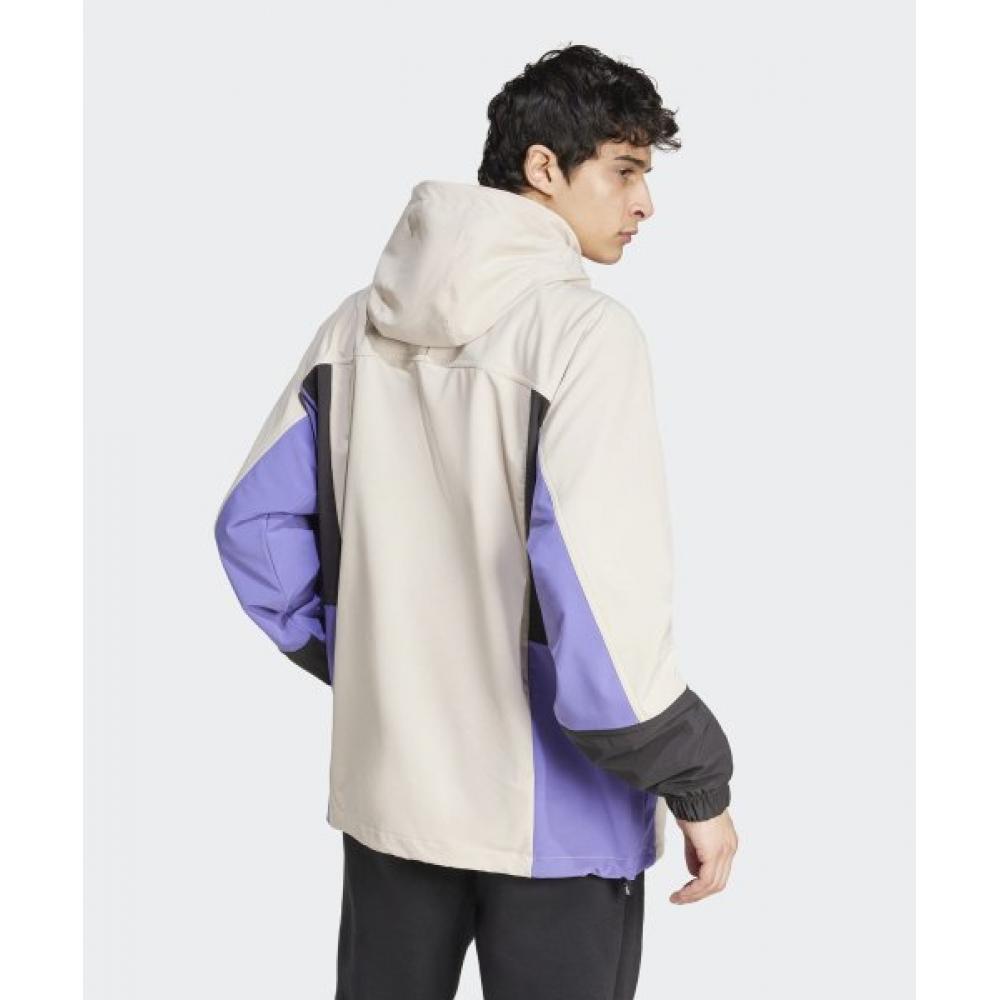 Adidas Colorblock Anorak   Béžová Jf2855