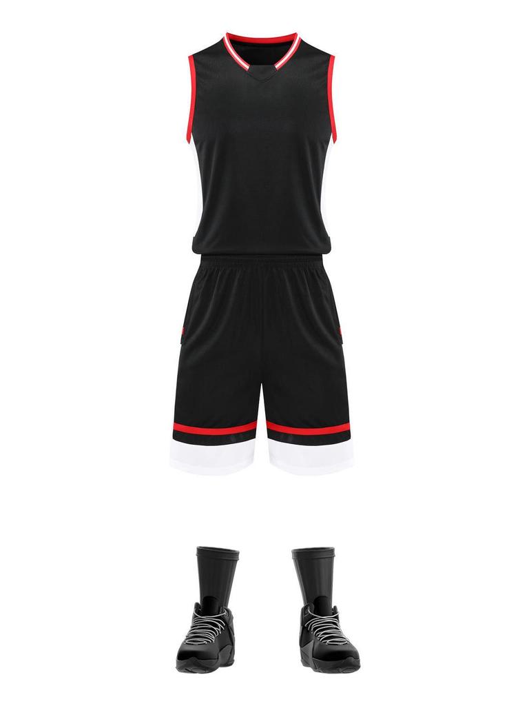 Children's and Adult Basketball Uniform Set - Team Competition Jersey