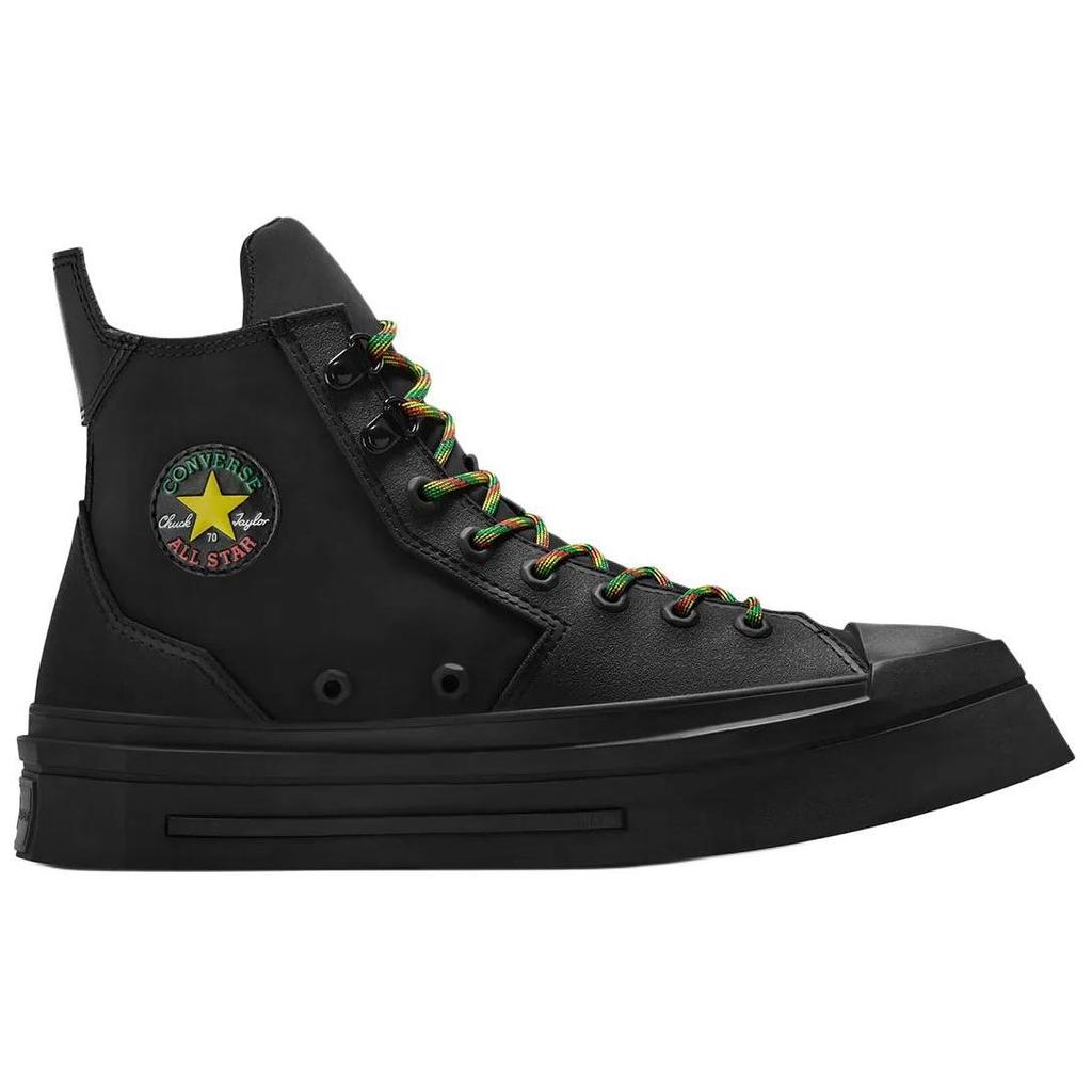 Daily Paper x Converse Chuck 70 De Luxe Squared High Pan-African Unisex-Sneaker Schwarz A12140C