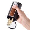 SEIWA G103 Car Interior Items Ashtray Rakusute Solar Ash Drink Holder Type Wood Grain with LED