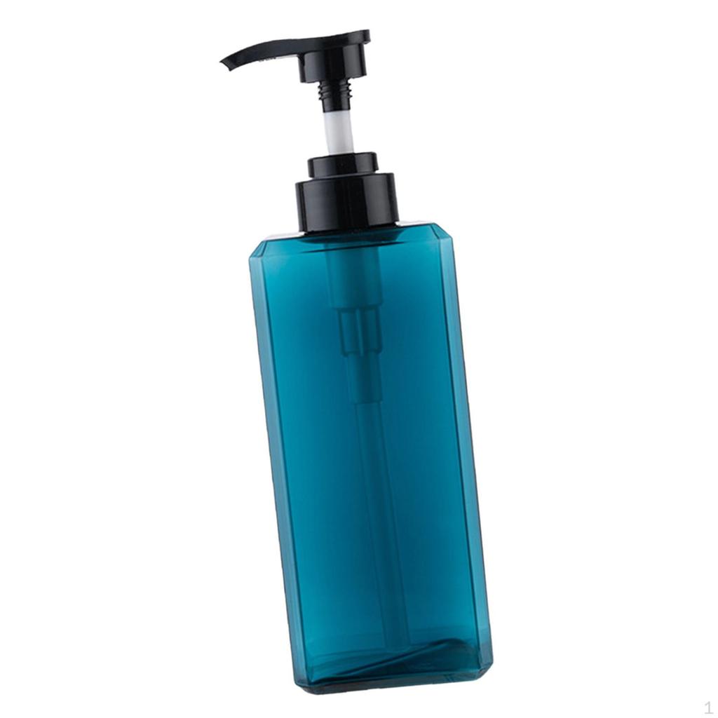 1 Piece Soap Dispenser Bottle Manual Liquid Lotion Reusable Hand Wash Container for Hotel Countertop