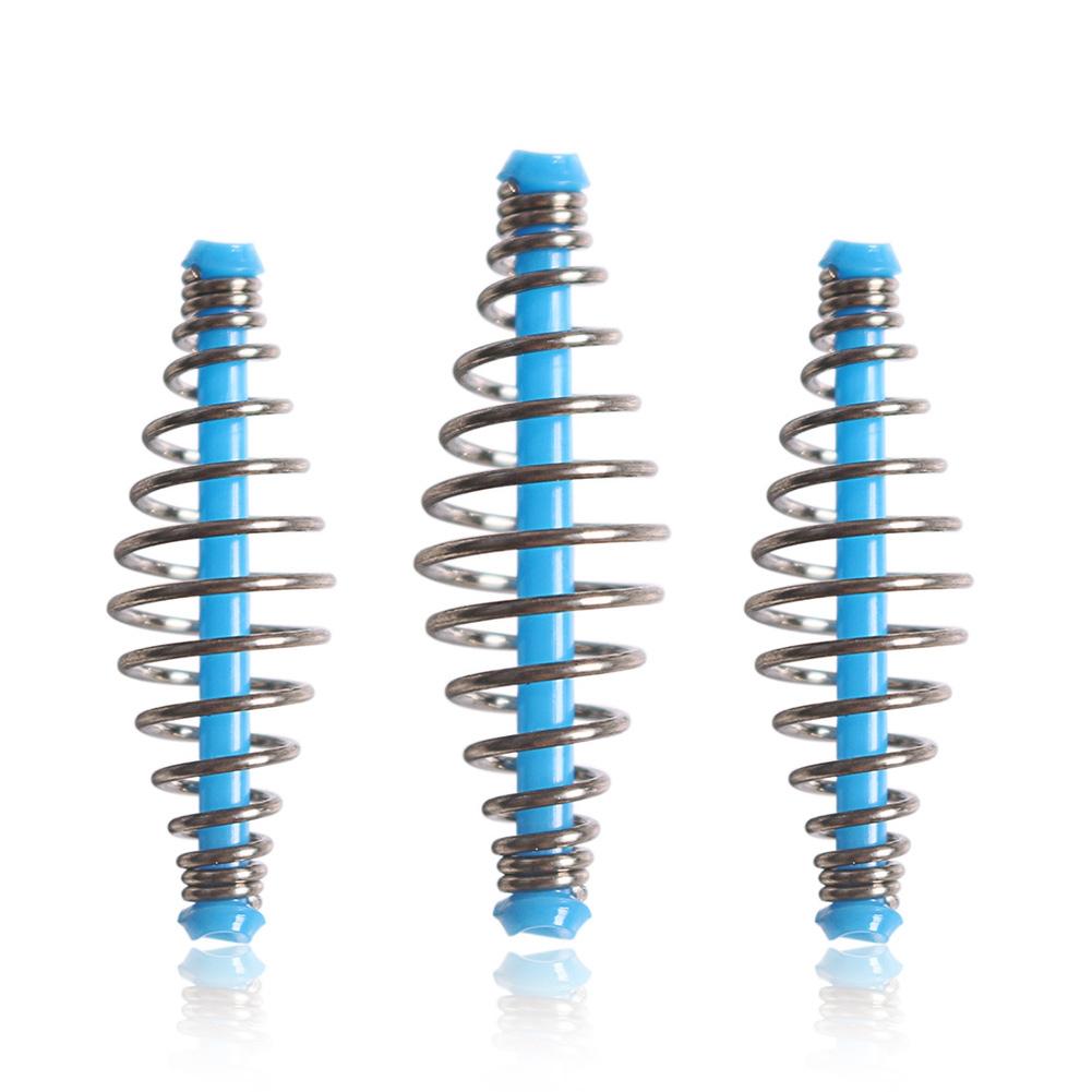 For Attracting Fish Spring Bait Feeder Bait Cage Blue