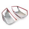 For Jeep Grand Cherokee Dodge Durango 2011- ABS Chrome Rearview Side Mirror Cover Wing Cap Exterior Door Housing Shell Trim