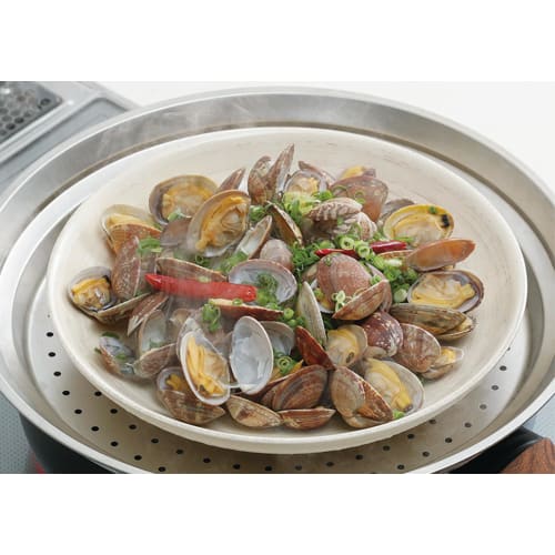 Kakusei Frying Pan Steamer, Steamed Food, Diameter 30.6cm X Height 15.9cm, Shikisai (Four Seasons Colors), FSC-09