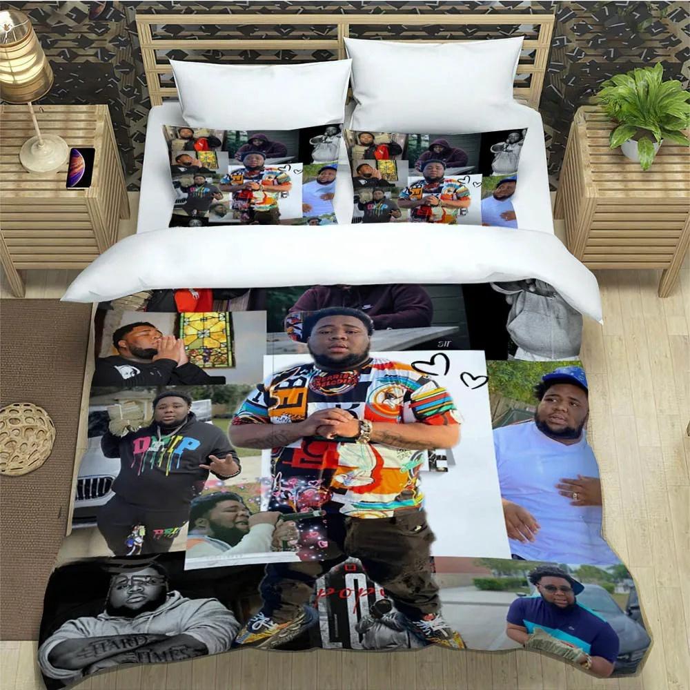 Popular Music Rod Wave Print Bedding Sets exquisite bed supplies set duvet cover comforter set bedding set luxury birthday gift