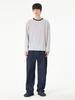 Studio Tomboy [Men] Long Sleeve Striped Ringer T-Shirt_Blue 91M5122214
