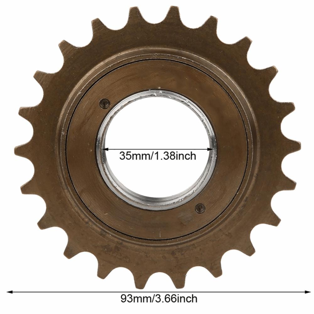 22T Freilaufzahnrad Stahl Schwungradzahnräder Langlebiger Fahrradfreilauf Single-Speed-Fahrrad
