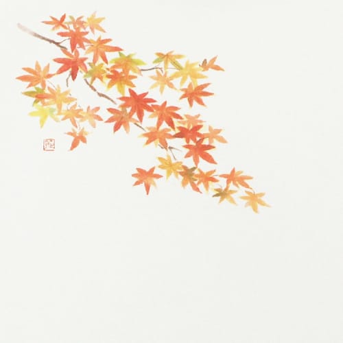 Daikoku Industrial Placemats, Autumn Leaves, 26 X 38cm, Table Mat, E Type, No. 91, Autumn Leaves, 31037, Pack of 100