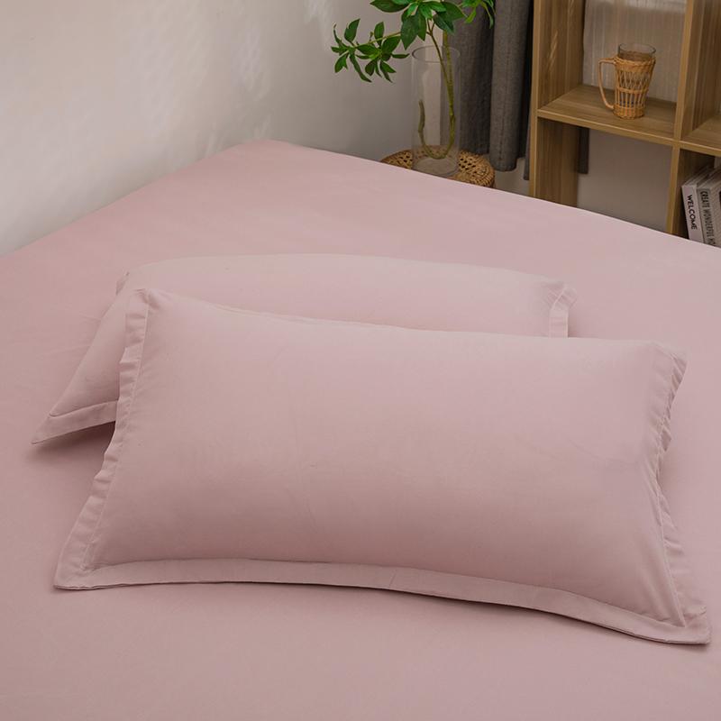 2pcs Pillowcase Decorative Cushion Cover Envelope Style White Gray Khaki Solid Color Home Body Pillow Case 48X74cm