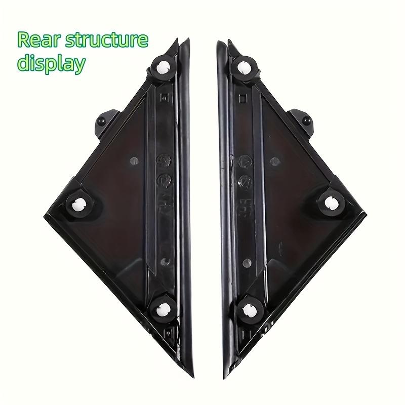 Rear View Mirror Triangle Trim Panel for FIAT 500 2012-2019 Models- Left/Right-Side Door Mirror Cover Matte Black