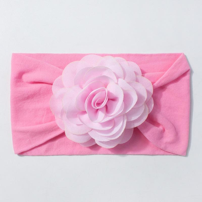 New Baby Cute Sticky Flower Headband, Comfortable and Soft Boys and Girls Hair Accessories, Fontanelle Baby Headband