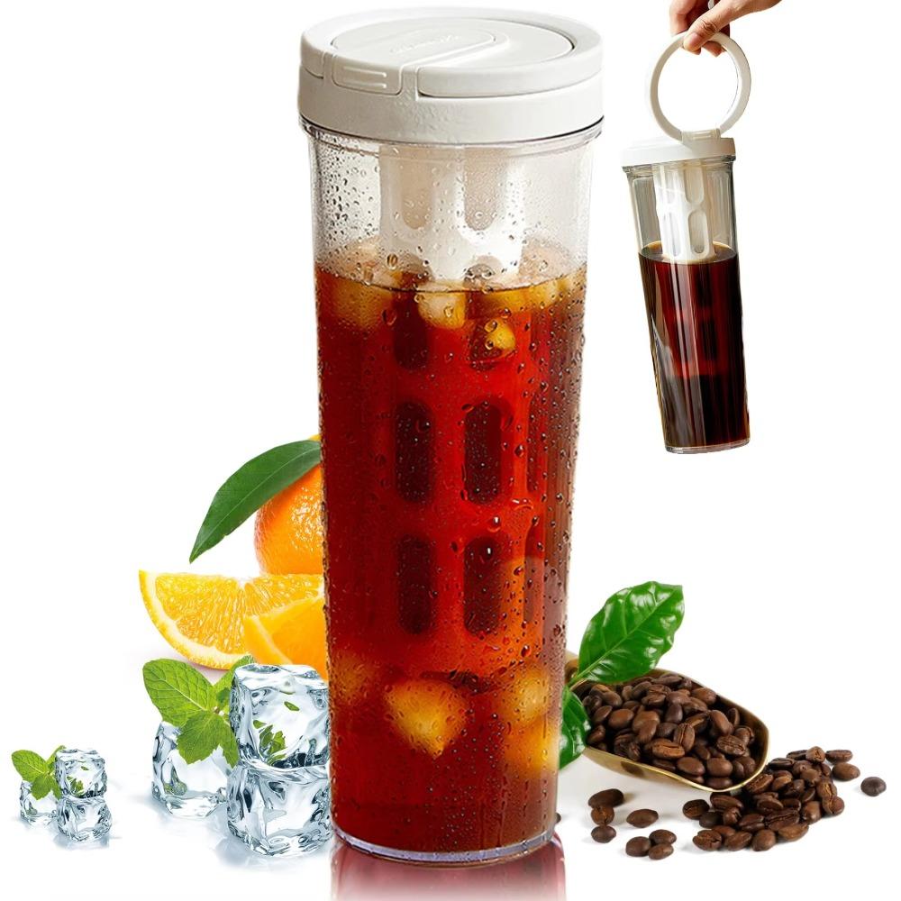 Manual Cold Brew Pot 1 L Tea and Water Separation Cup Drinkware Cold Brew Coffee Maker Office