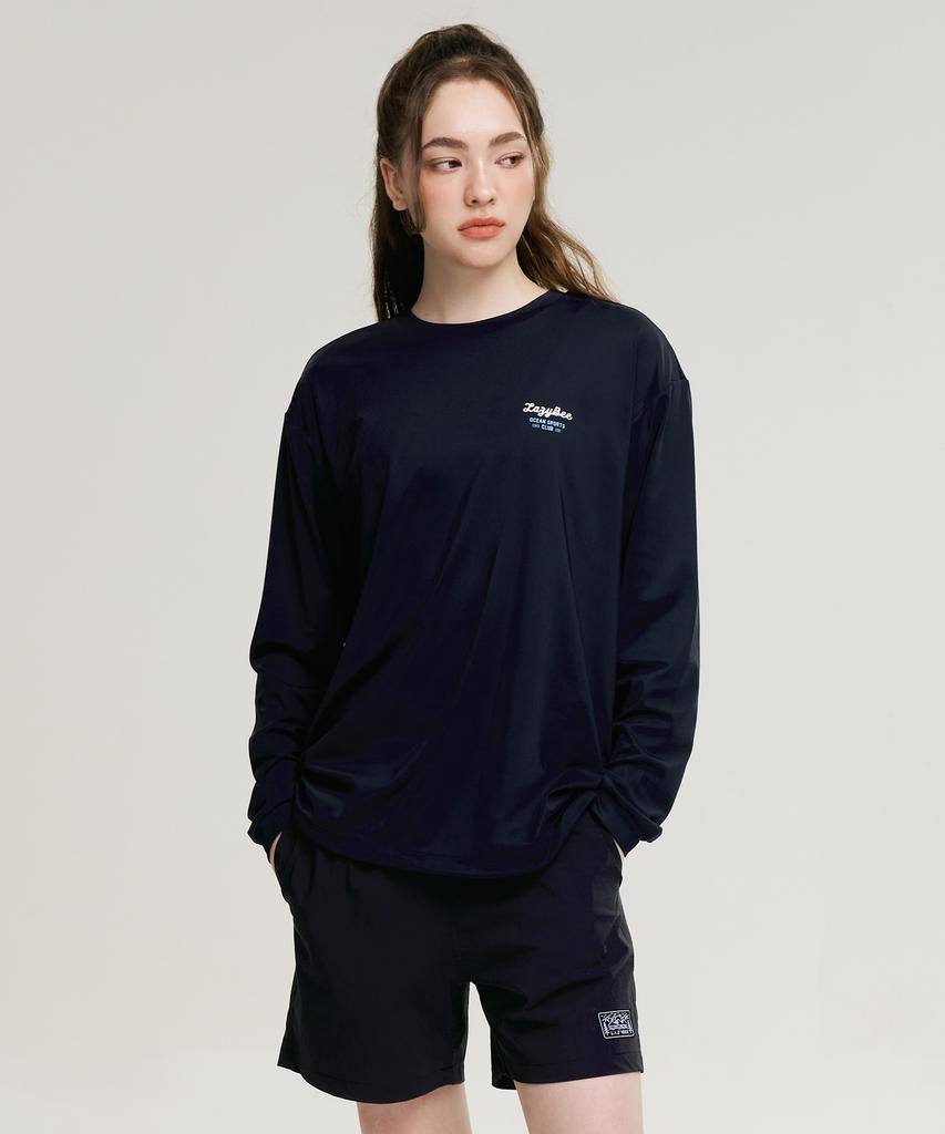 Leijibi [Set] Airfresh String Long Sleeve Rash Guard + Swim Shorts Set W (7 Colors) (B Type)