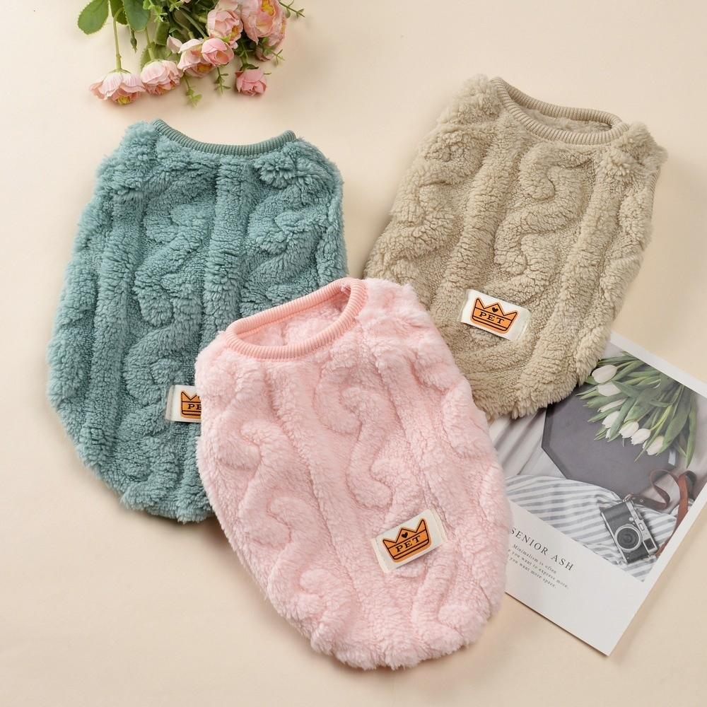 Warm Winter Fleece Dog Clothes Cute Costume Puppy Outfits High Quality Pet Vest Jacket Cats