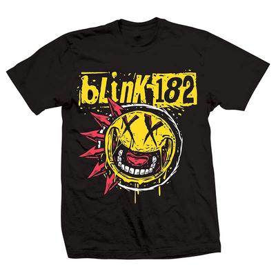New Blink 182 - The Smiling Punk Rabbit Graffiti Rabbit Illustration - American Retro High Street Vintage Streetwear T-shirt