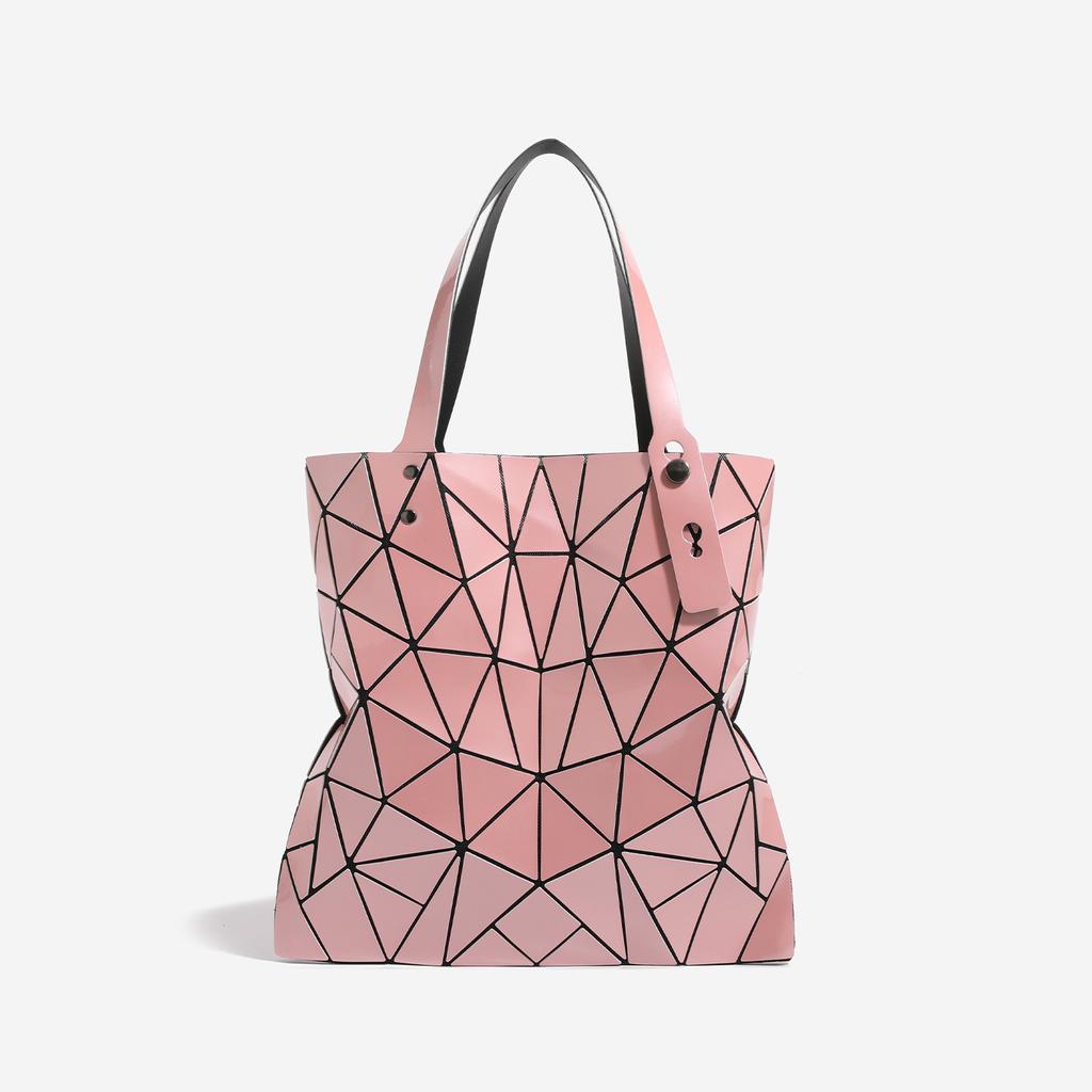 Borsa a Spalla Singola Geometrica a Forma di Diamante, Grande Capacità, alla Moda
