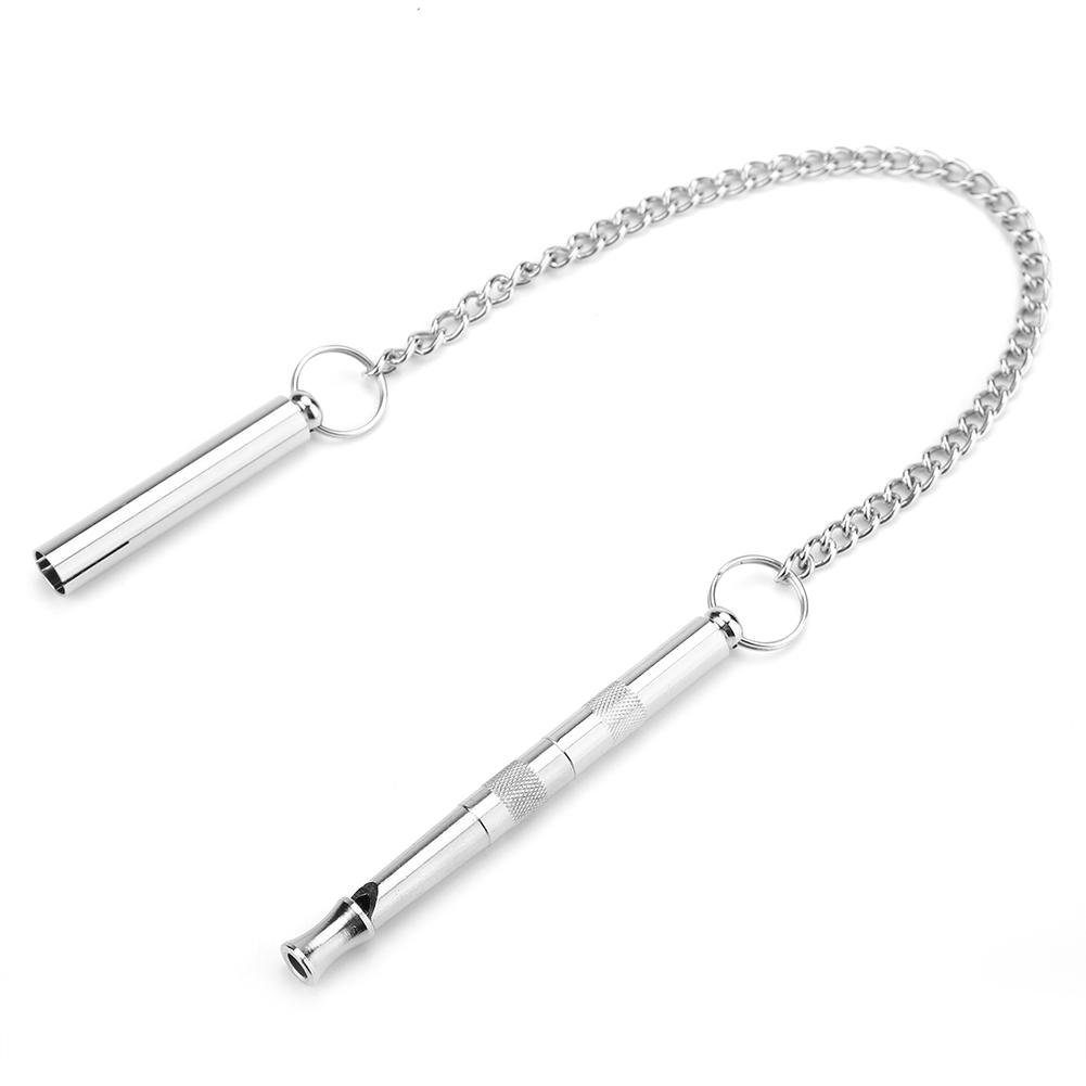 Portable Copper Ultrasonic Dog Training Whistle Behavior Trainer with Hanging Chain