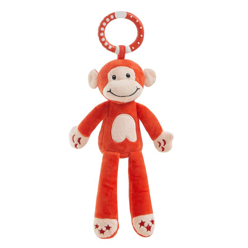 

Милая детская коляска игрушка кролик зайчик медведь мягкий плюшевый кукольный мобиль детская кроватка коляска дети животное подвесное кольцо кольцо цвет красный