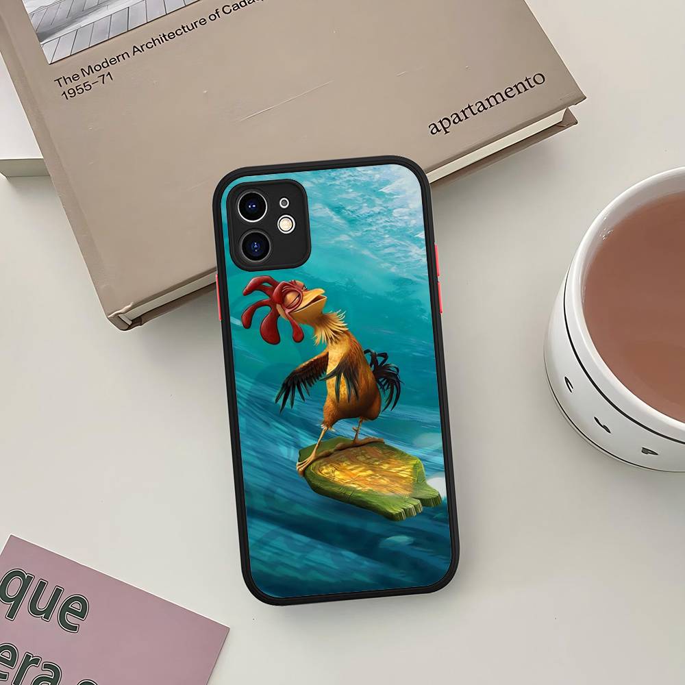 Chicken J-Joe Surf Phone Case For IPhone 16 15 14 13 12 11 Pro Max 7 8 6 6s Plus Matte Cover