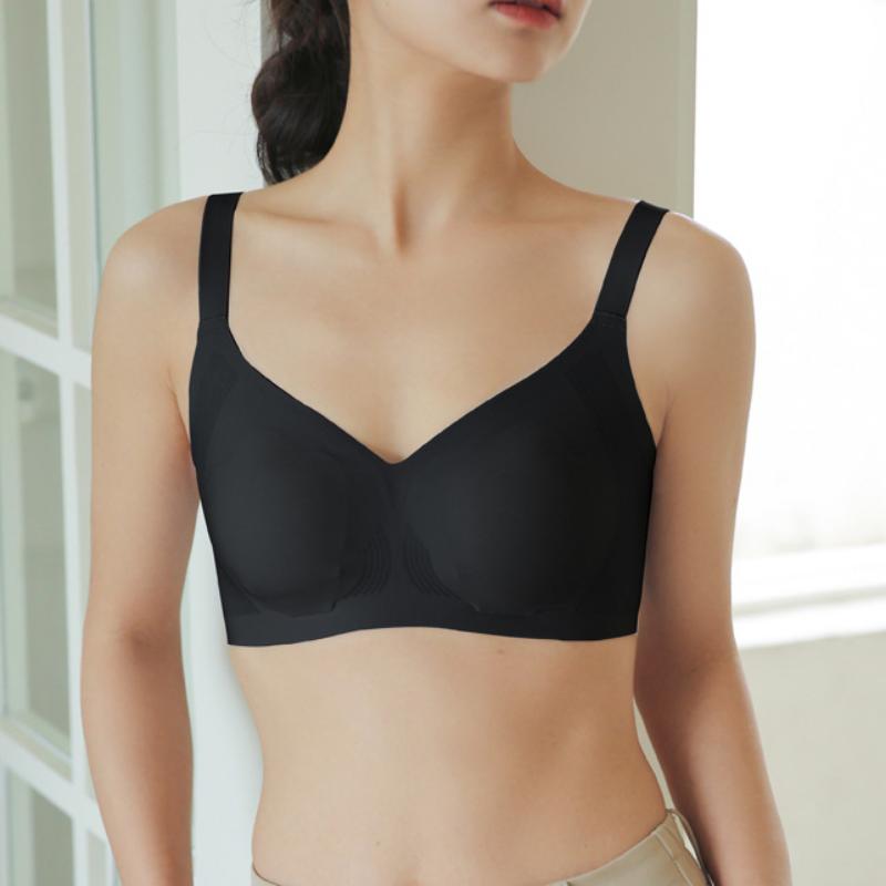 Summer Non-marking Lingerie Thin Section Brassiere Without Steel Ring Bra Back Corset