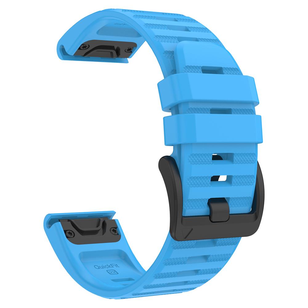 22 26mm Silicone Strap For Garmin Quatix 8/Tactix 8 7Pro/Fenix5 5x Puls 7 7x 6 6x 8 Pro 47mm 51mm/D2 Bravo Quick Fit Sports Band