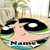 Personalized The Powerpuff Girls Round Chair Office Rug - Perfect for Mat, Office Chair & More - Ideal Gift for Birthdays and Holidays