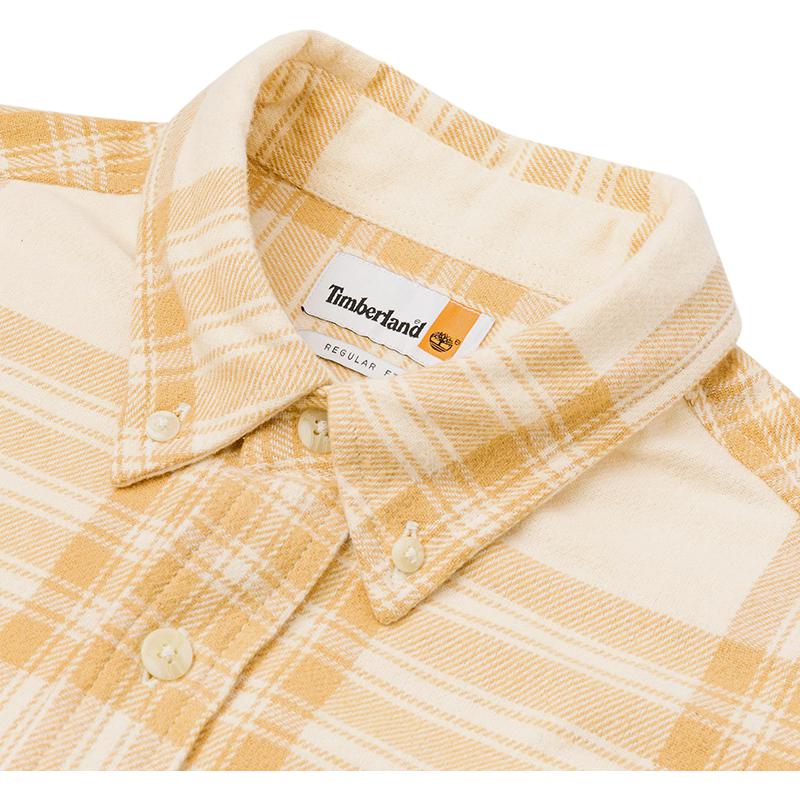 Timberland Long Sleeve Flannel Outdoor Casual Shirt Men shirts A6MZUEHI
