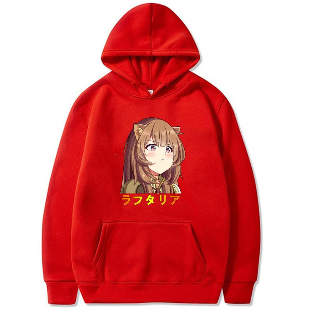 Japanese Animation The Rising of The Shield Hero Hoodies Boys Harajuku Girls Fancy Music Gift Loose Sweatshirt