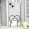 F-Flork Funny Meme Couple Phone Case for IPhone 15 14 13 Pro Max 16 13 12 11 Mini 7 8 15 14Plus SE 2020 X XS XR Clear Soft Cover