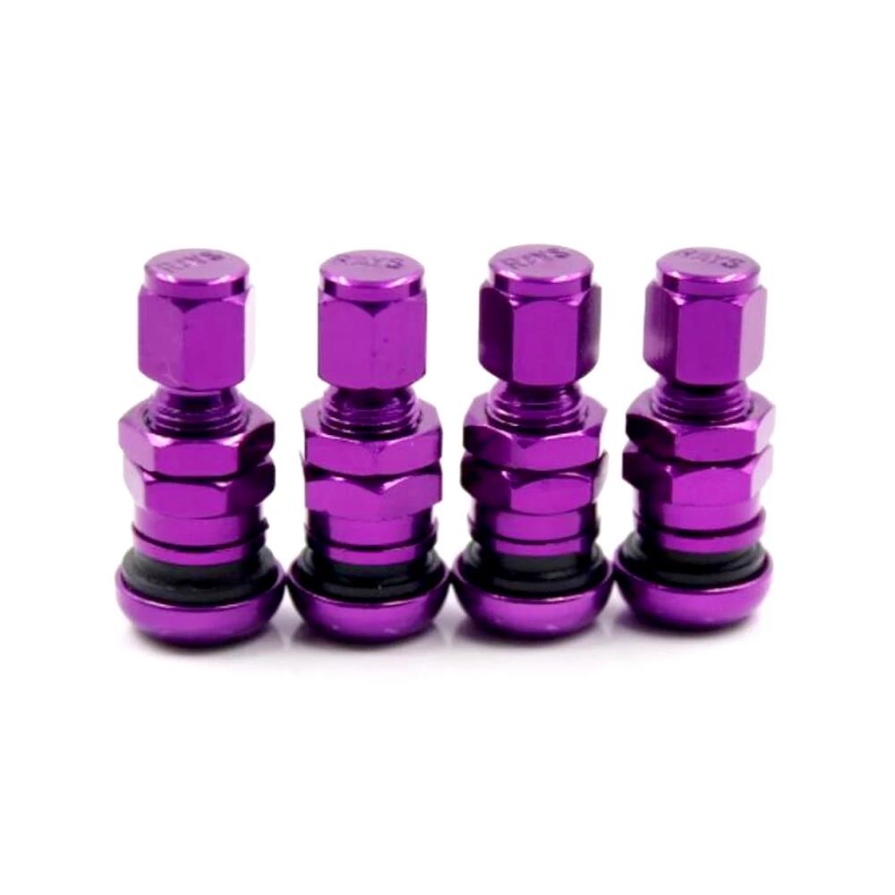 4Pcs Car Truck Motorcycle Valve Short Stems Metal Bolt Tire Valve Stem Kit with Dust Cap Stem Caps1