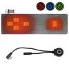 Heated Sleeping Bag Pad Mattress USB Power Warm Heating Mat with 5 Heating Zone 3-Level Temperature for Indoor Outdoor Camping