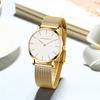 Dámské hodinky Top značka Dropshipping Japonský křemenný strojek 36mm Růžové zlato Vodotěsné Módní Severský minimalistický Dámské hodinky