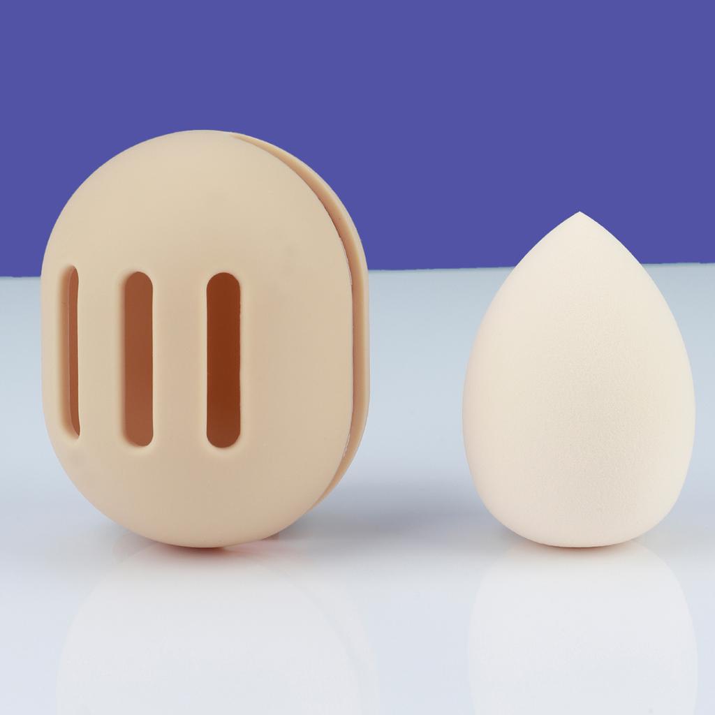 1pc Makeup Sponge Anti-dust Cover Silicone Beauty Blender Organizer Travel Powder Puff Storage Box Beauty Sponge Holder