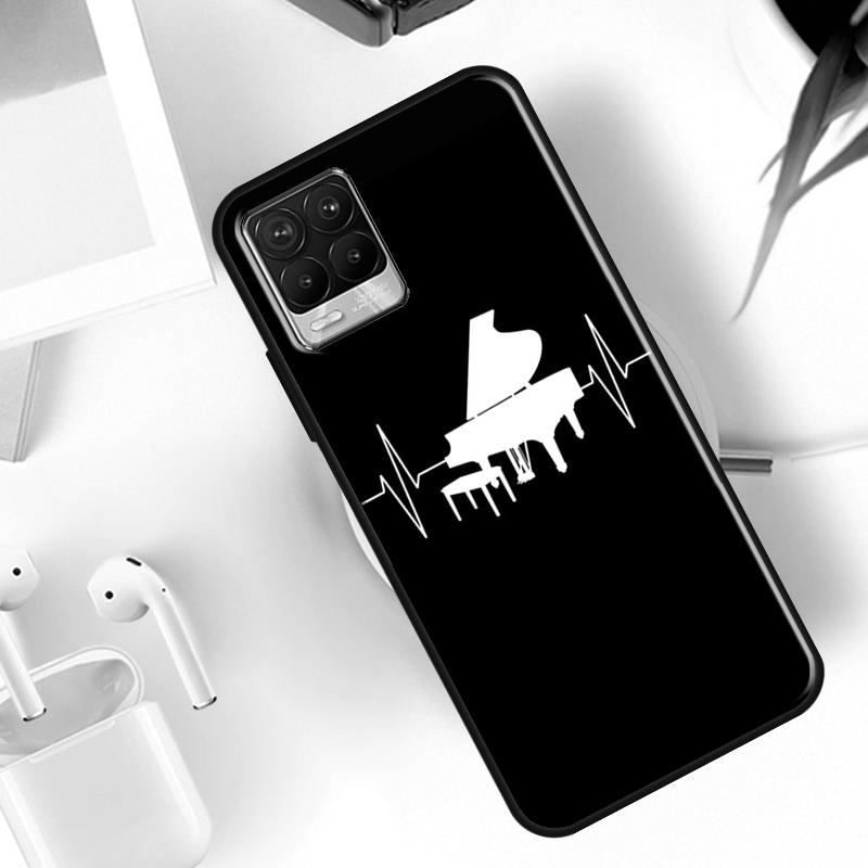 Music Piano Elegant Case For Realme 15 11 12 13 14 Pro Plus C63 C61 C55 C51 C53 C25 C65 C67 C71 C75 GT6 GT7 Pro