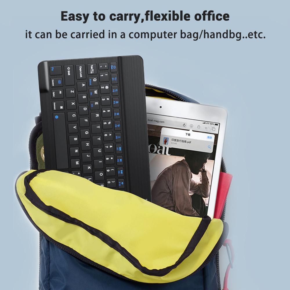 10 Lnch Wireless Bluetooth Mini Keyboard For iPad Phone Tablet Portable Bluetooth Keyboard and Mouse For Samsung Android