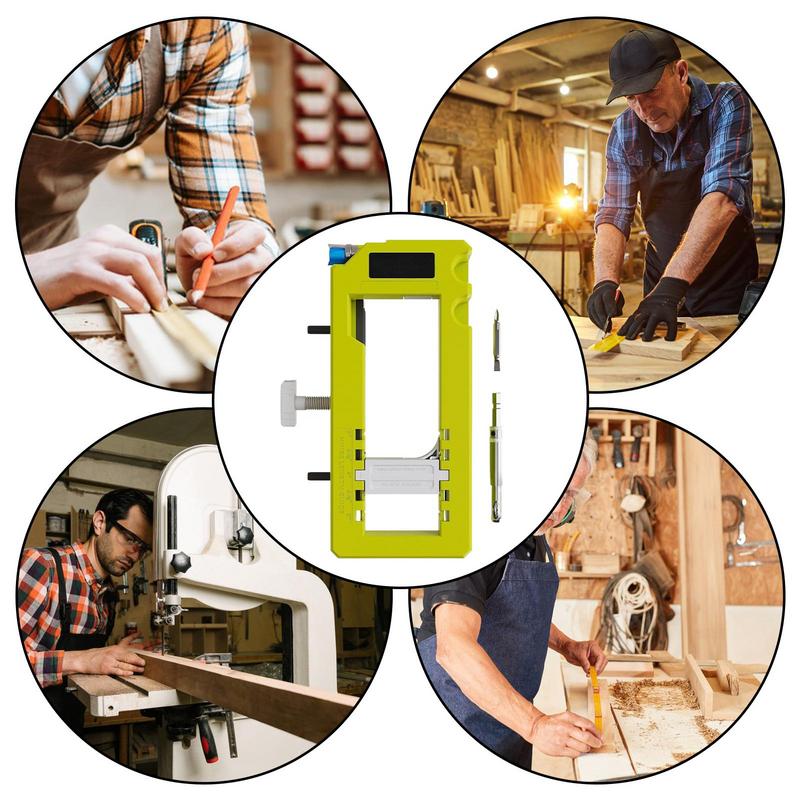 Door Hinge Mortiser Router Hinge Jig Door Latch Installation Kit Chiseling Hinge Mortiser Adjustable Scoring Power Tool For Door