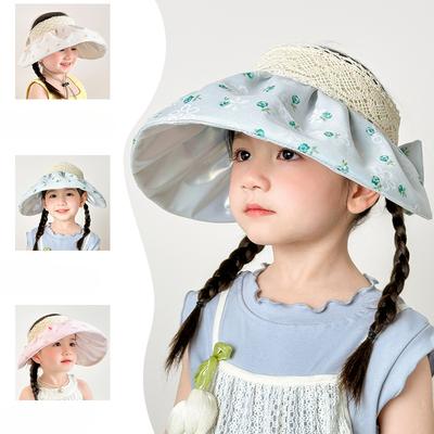 Children's Sun Protection Hats  Summer Empty Sun Hats  Sun Protection Hats  Beach Hats  Big Brim Sun Hats