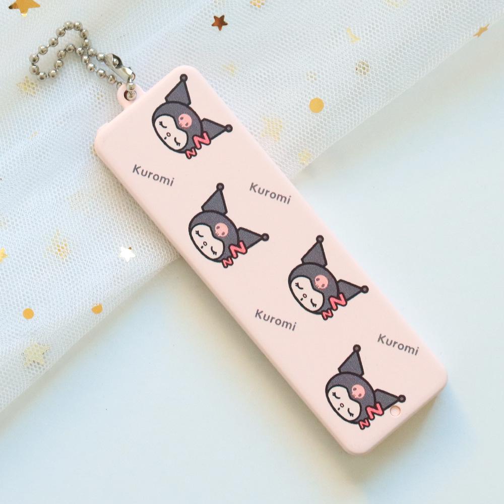 Cute Cartoon Foldable Mirror Comb - Portable Mini for Kids & Students