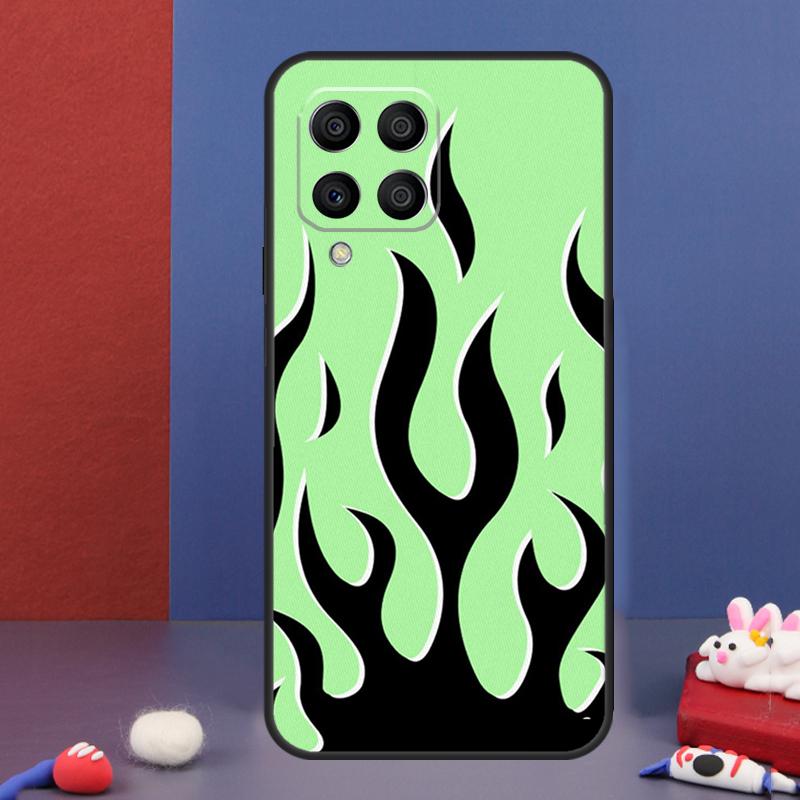 Cool Flame Colorful Pattern Case For Samsung Galaxy M32 M52 M12 M16 M14 M54 M13 M33 M53 M56 M36 M31 M11 M35 M55 M15 M06