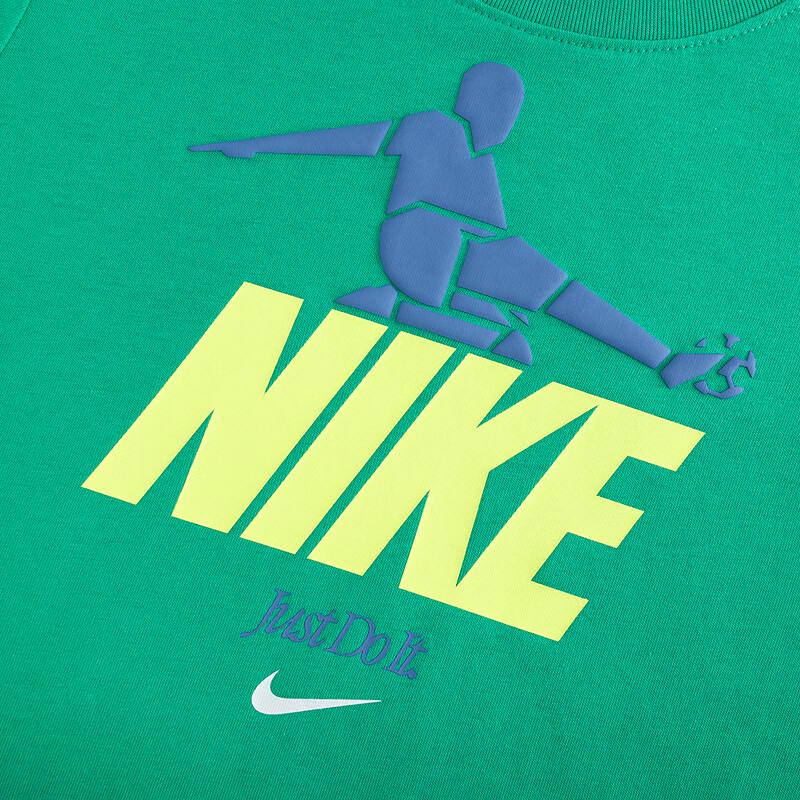 NIKEYA Kids' Cotton Blend Letter Print T-Shirt