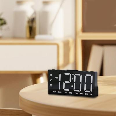 LED Digitaler Wecker mit Großen Ziffern Geburtstagsgeschenk Elektronische Wochenanzeige Schreibtisch für
